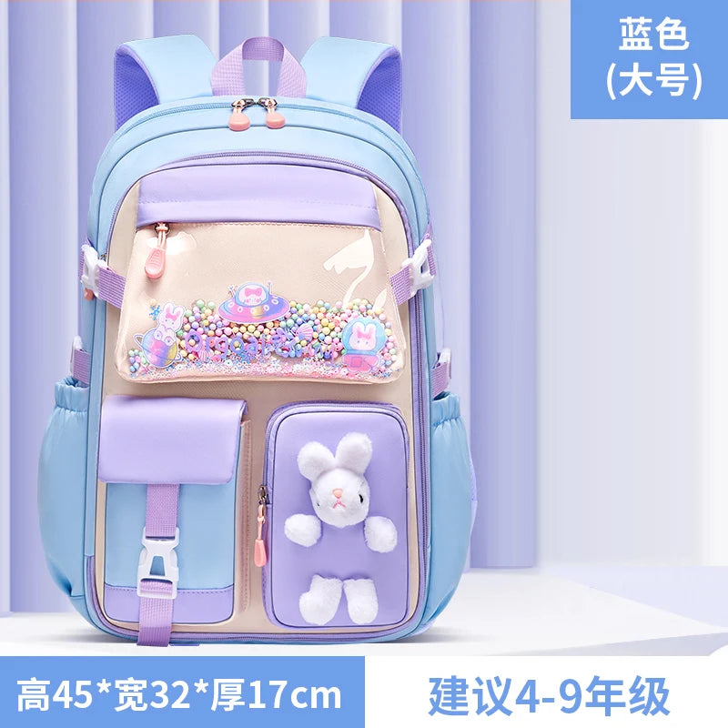 2023 Waterproof Kids Backpack – Multifunctional School Bag for Girls