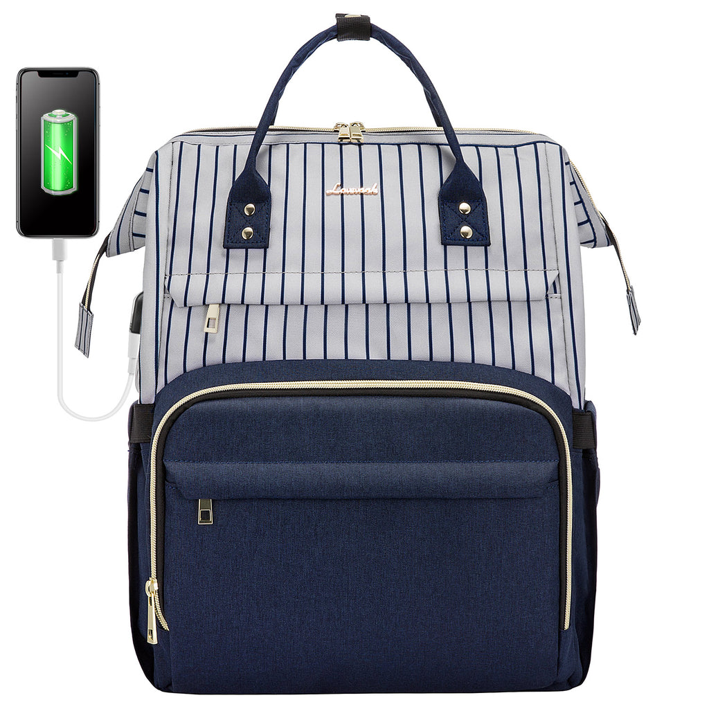 LOVEVOOK Laptop Backpack 13-17" USB Travel School Bag for Women Business