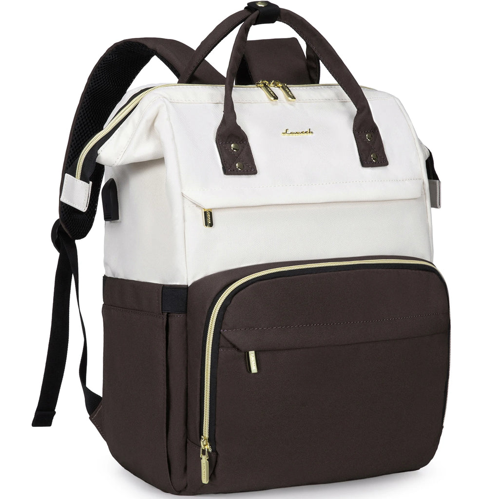 Lovevook 2024 14 15.6 17 Inch Large Cute Laptop Backpack for Women Oxford Waterproof Travel School Work Bag Luxury Lady Backpack