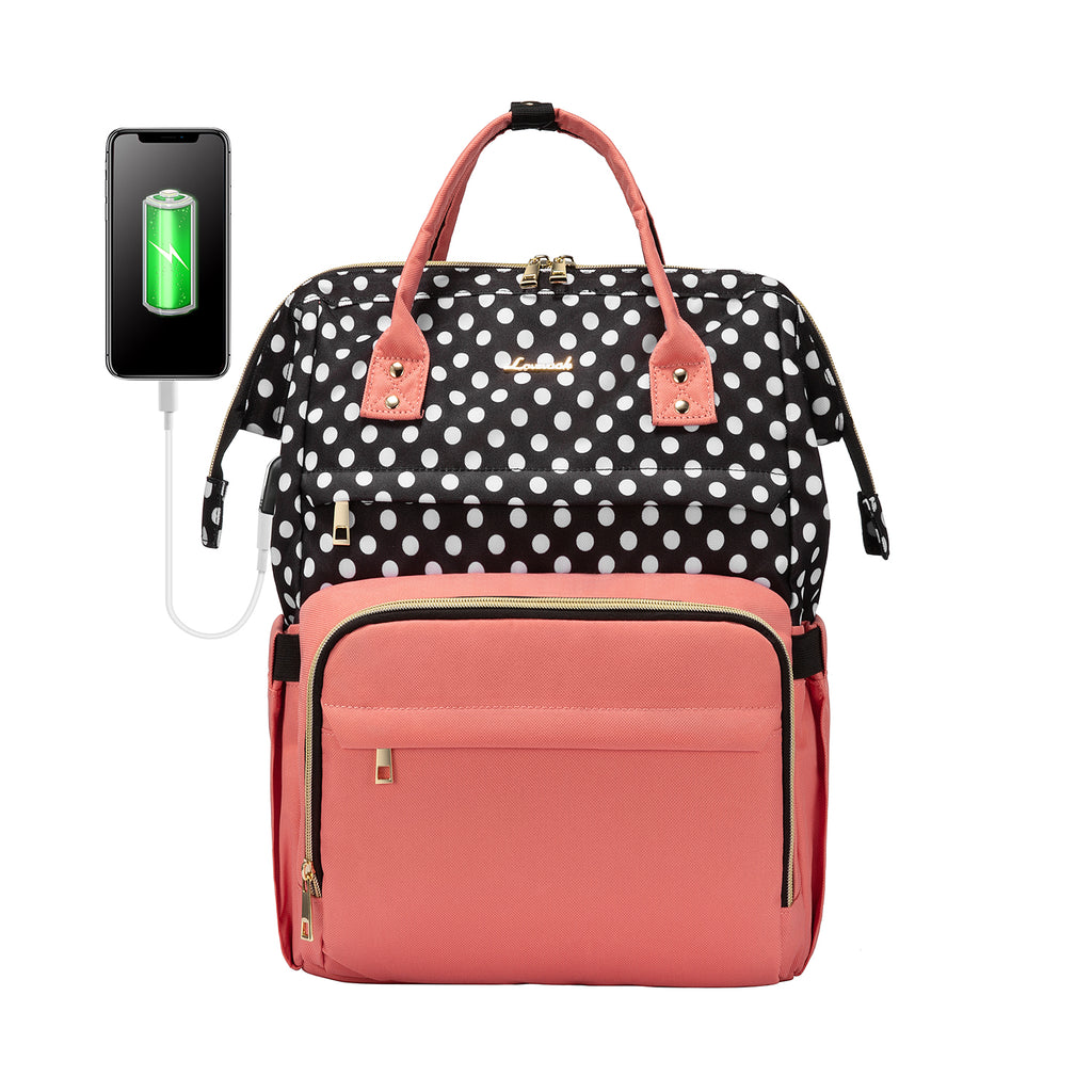 LOVEVOOK Laptop Backpack 13-17" USB Travel School Bag for Women Business