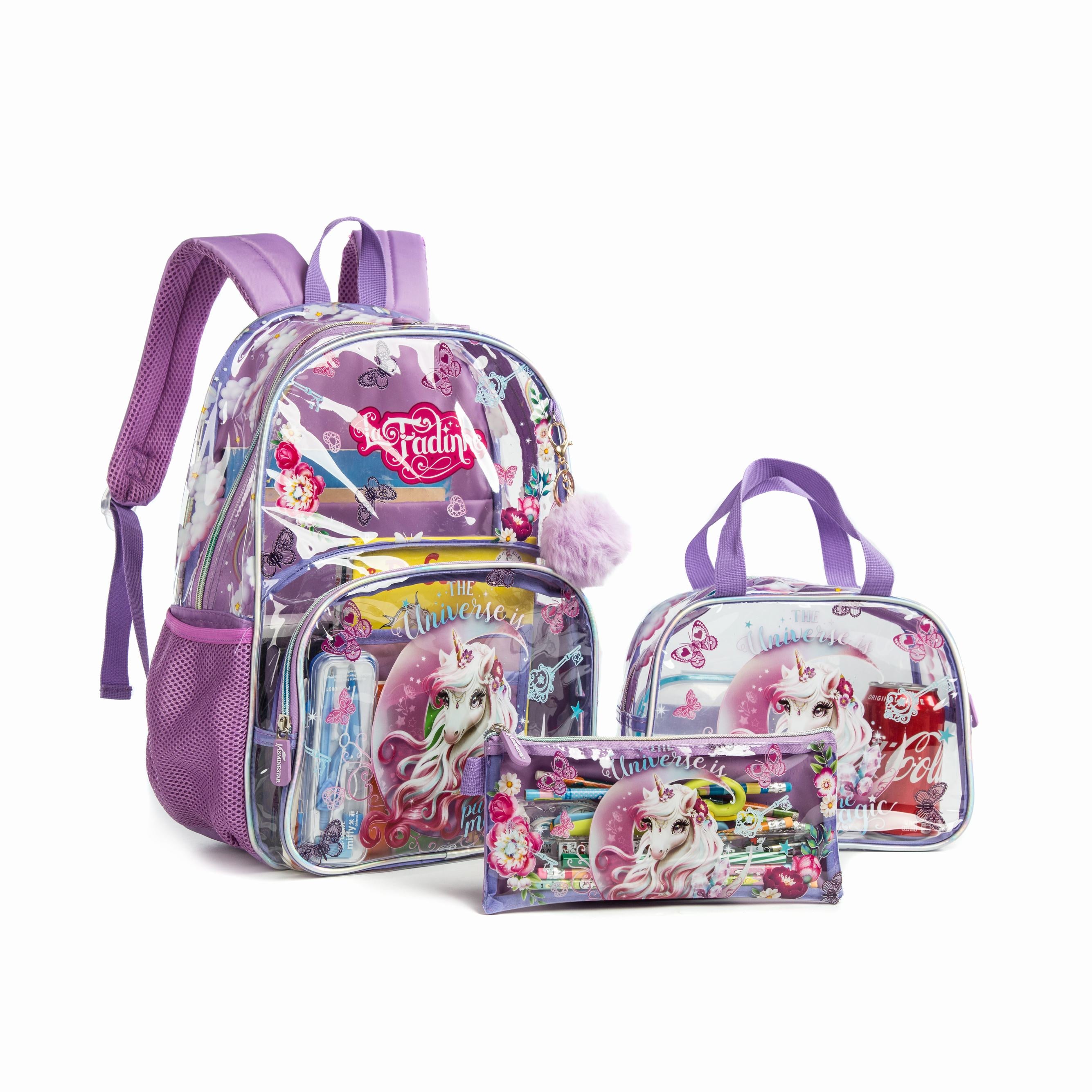 Lightweight Waterproof Kids Backpack – Animal Print Unisex School Bag Set