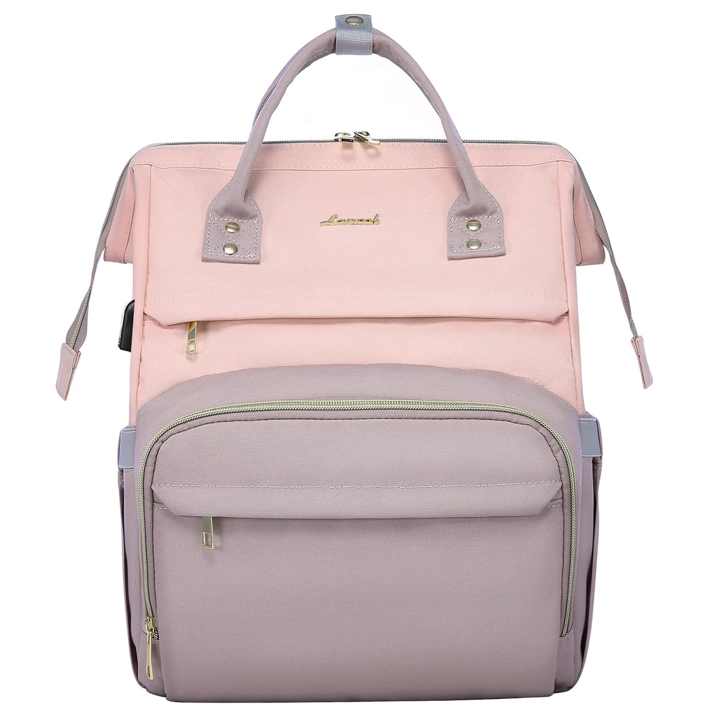Lovevook 2024 14 15.6 17 Inch Large Cute Laptop Backpack for Women Oxford Waterproof Travel School Work Bag Luxury Lady Backpack