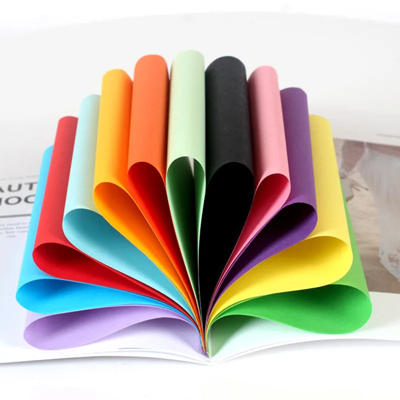 A4 Tracing Copy Paper 10 Colors 50 Sheets 80gsm for DIY Crafts & Scrapbooking