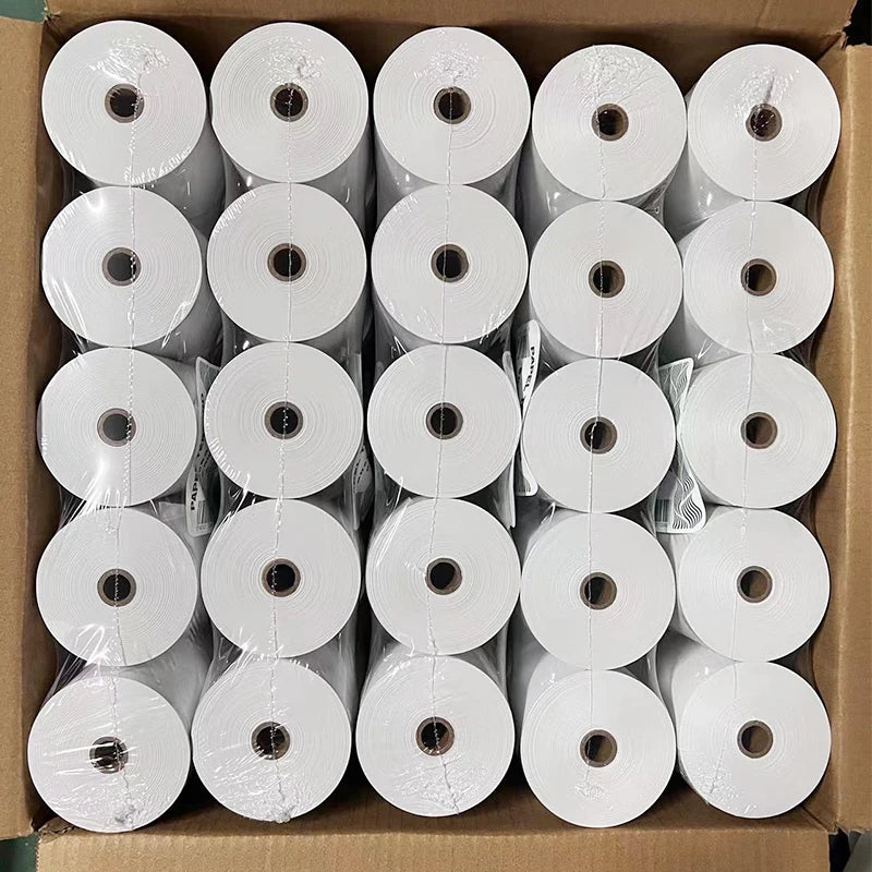 Factory Direct 57mm POS Thermal Paper Roll 80x80 48gsm for ATM & Bank