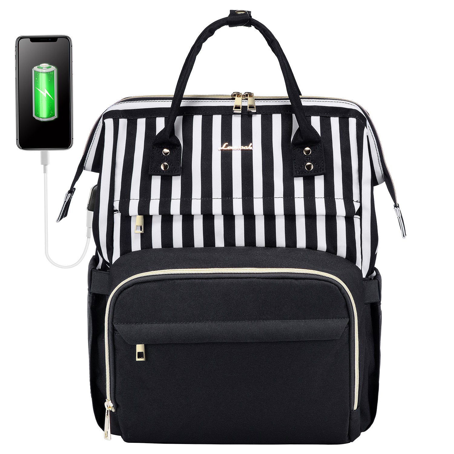 LOVEVOOK Laptop Backpack 13-17" USB Travel School Bag for Women Business