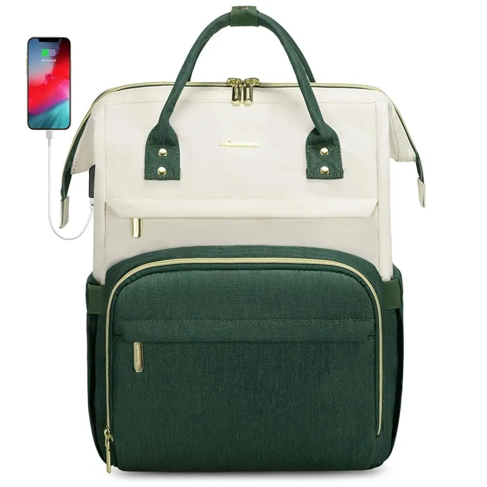 Lovevook 2024 14 15.6 17 Inch Large Cute Laptop Backpack for Women Oxford Waterproof Travel School Work Bag Luxury Lady Backpack