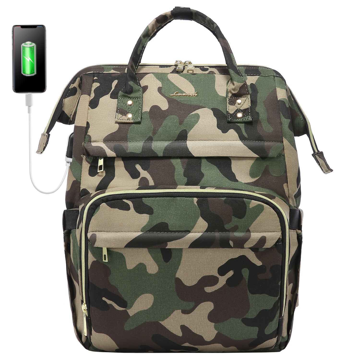 LOVEVOOK Laptop Backpack 13-17" USB Travel School Bag for Women Business