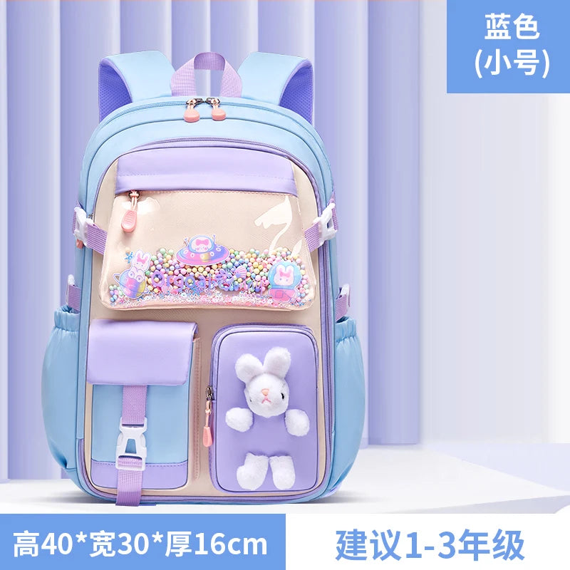 2023 Waterproof Kids Backpack – Multifunctional School Bag for Girls