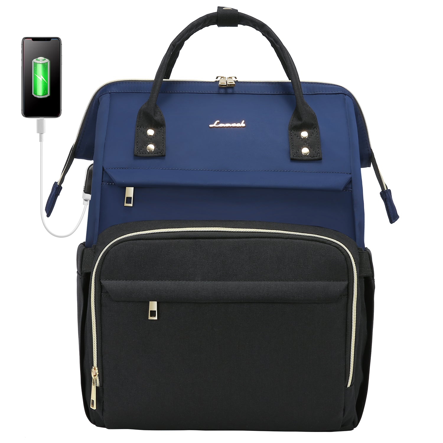 LOVEVOOK Laptop Backpack 13-17" USB Travel School Bag for Women Business