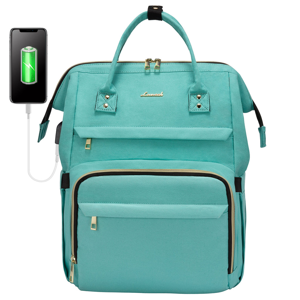 LOVEVOOK Laptop Backpack 13-17" USB Travel School Bag for Women Business
