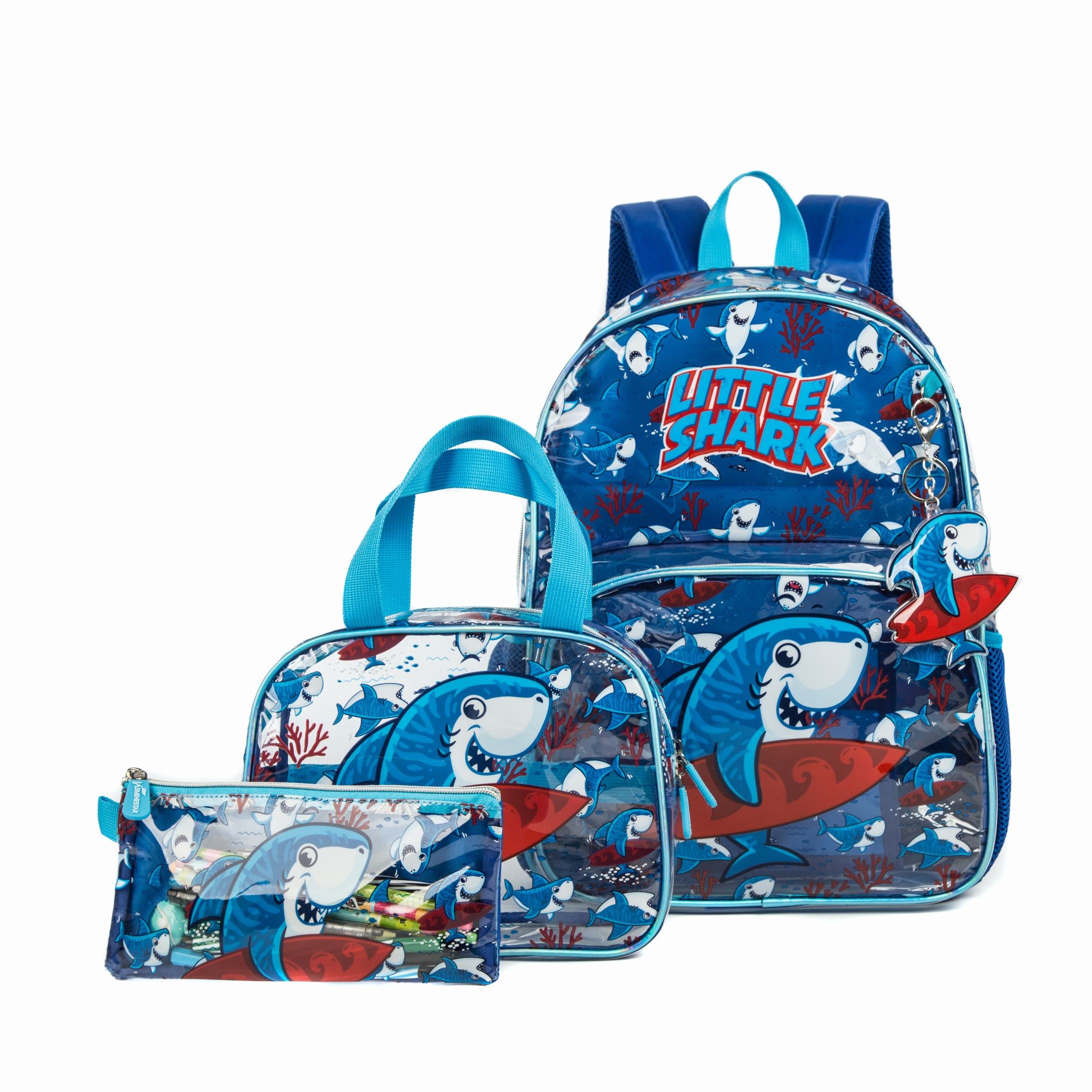 Lightweight Waterproof Kids Backpack – Animal Print Unisex School Bag Set