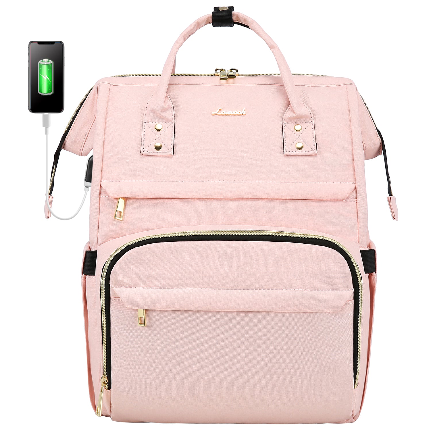LOVEVOOK Laptop Backpack 13-17" USB Travel School Bag for Women Business