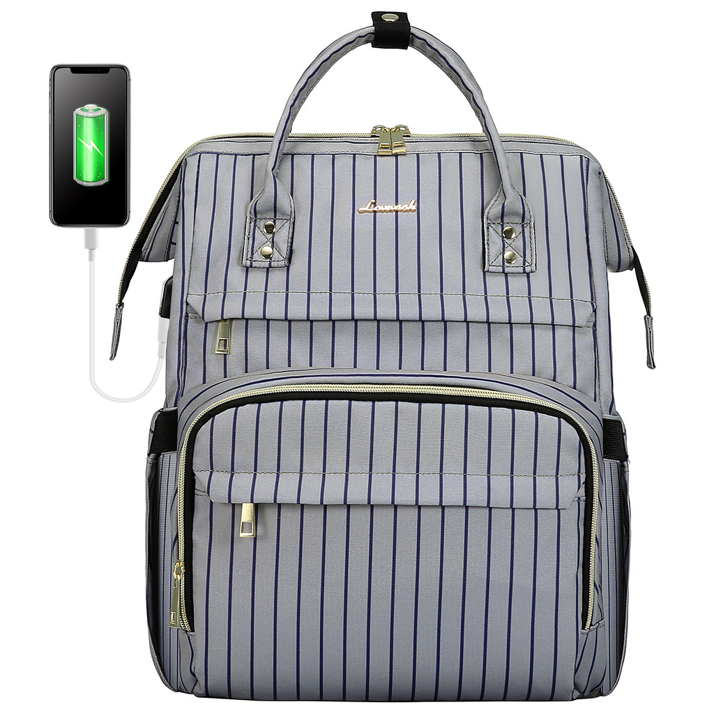 LOVEVOOK Laptop Backpack 13-17" USB Travel School Bag for Women Business