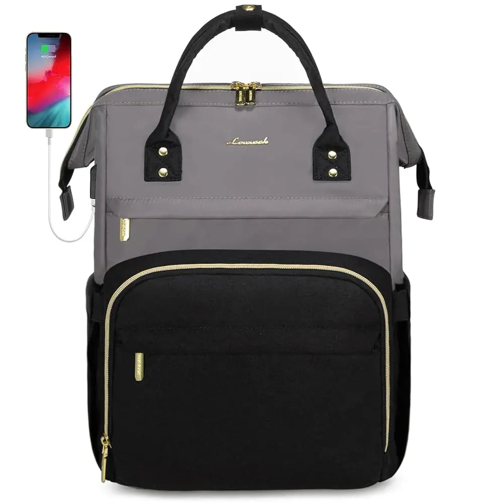Lovevook 2024 14 15.6 17 Inch Large Cute Laptop Backpack for Women Oxford Waterproof Travel School Work Bag Luxury Lady Backpack