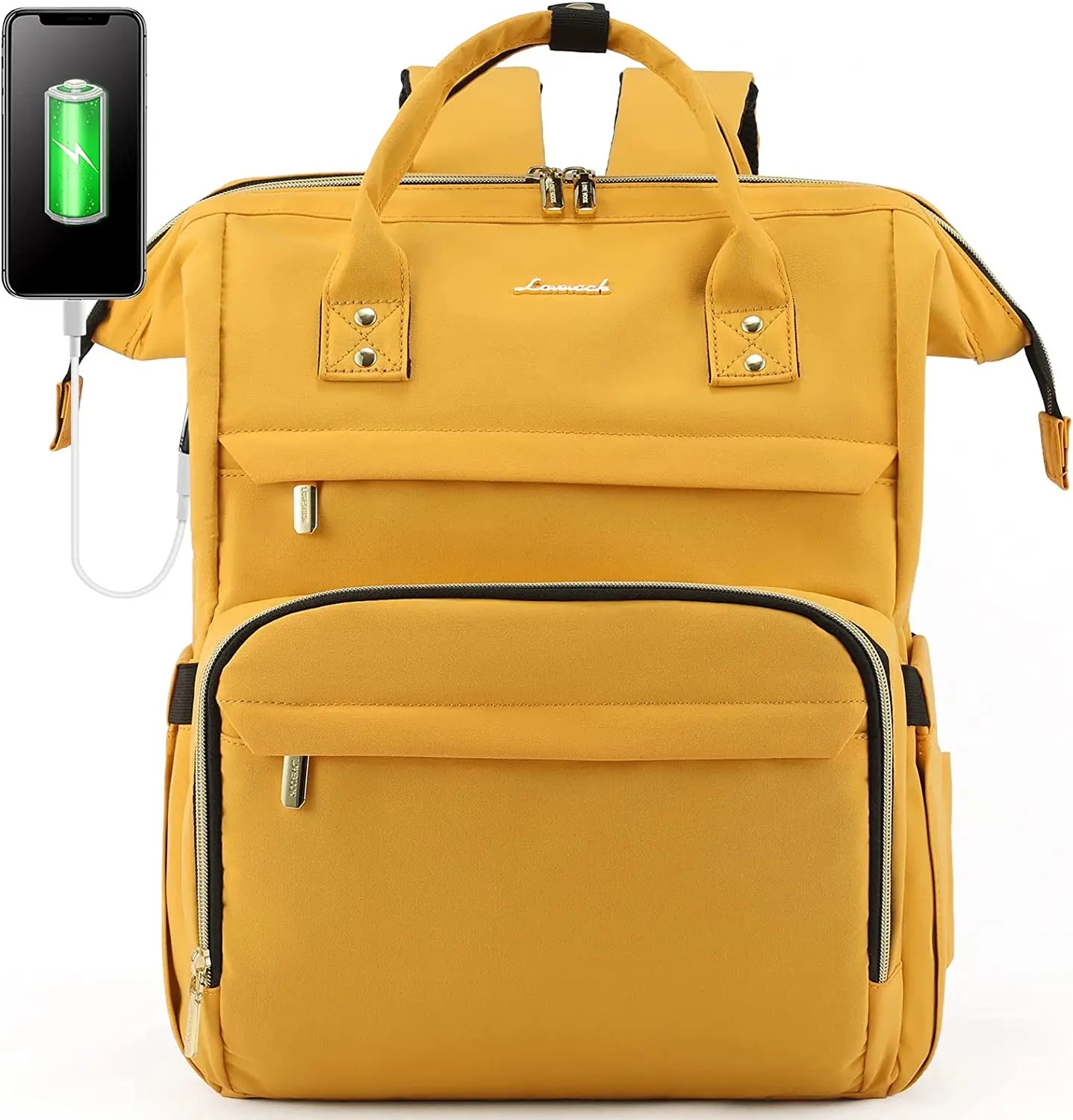 Lovevook 2024 14 15.6 17 Inch Large Cute Laptop Backpack for Women Oxford Waterproof Travel School Work Bag Luxury Lady Backpack