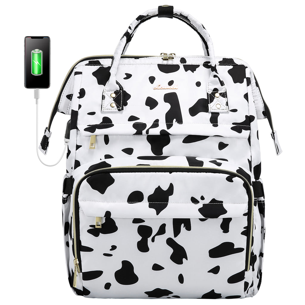 LOVEVOOK Laptop Backpack 13-17" USB Travel School Bag for Women Business