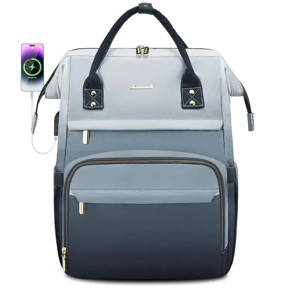 Lovevook 2024 14 15.6 17 Inch Large Cute Laptop Backpack for Women Oxford Waterproof Travel School Work Bag Luxury Lady Backpack