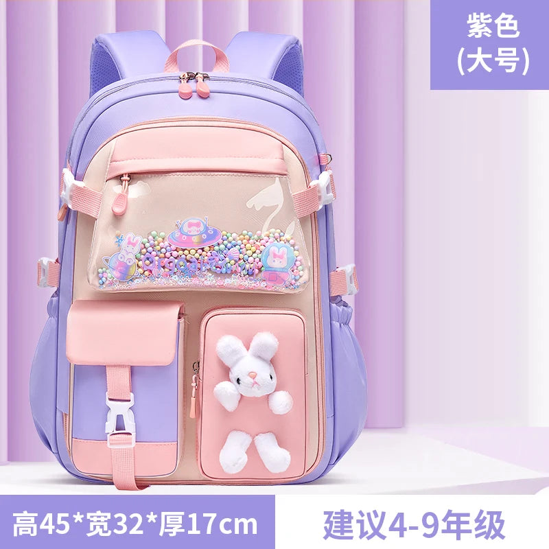 2023 Waterproof Kids Backpack – Multifunctional School Bag for Girls