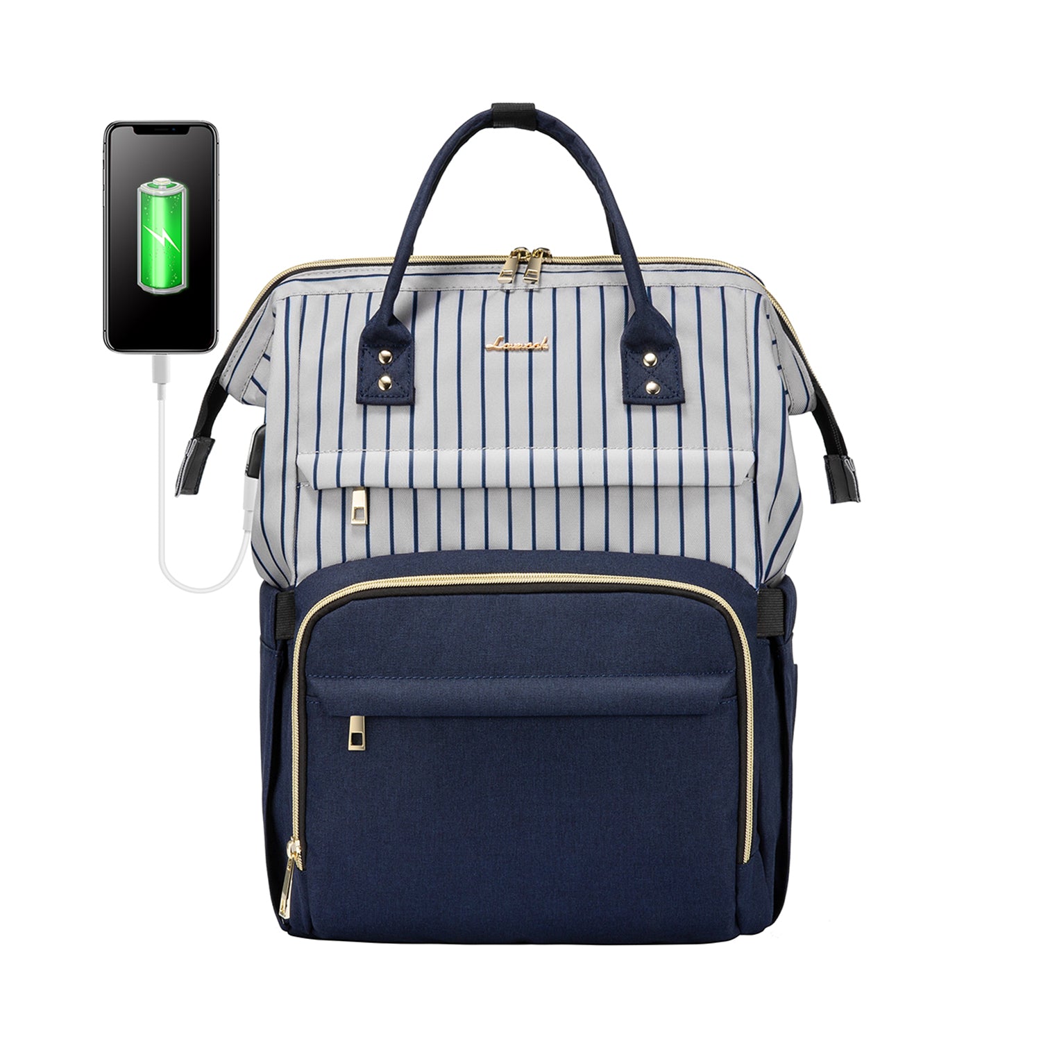 LOVEVOOK Laptop Backpack 13-17" USB Travel School Bag for Women Business