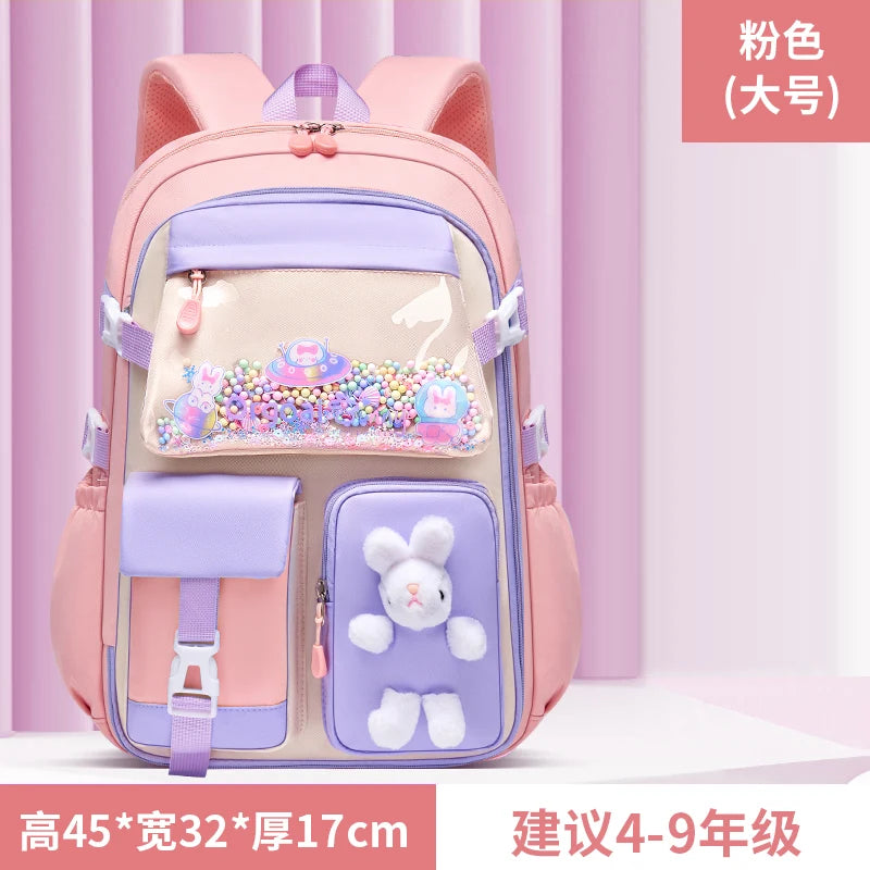 2023 Waterproof Kids Backpack – Multifunctional School Bag for Girls
