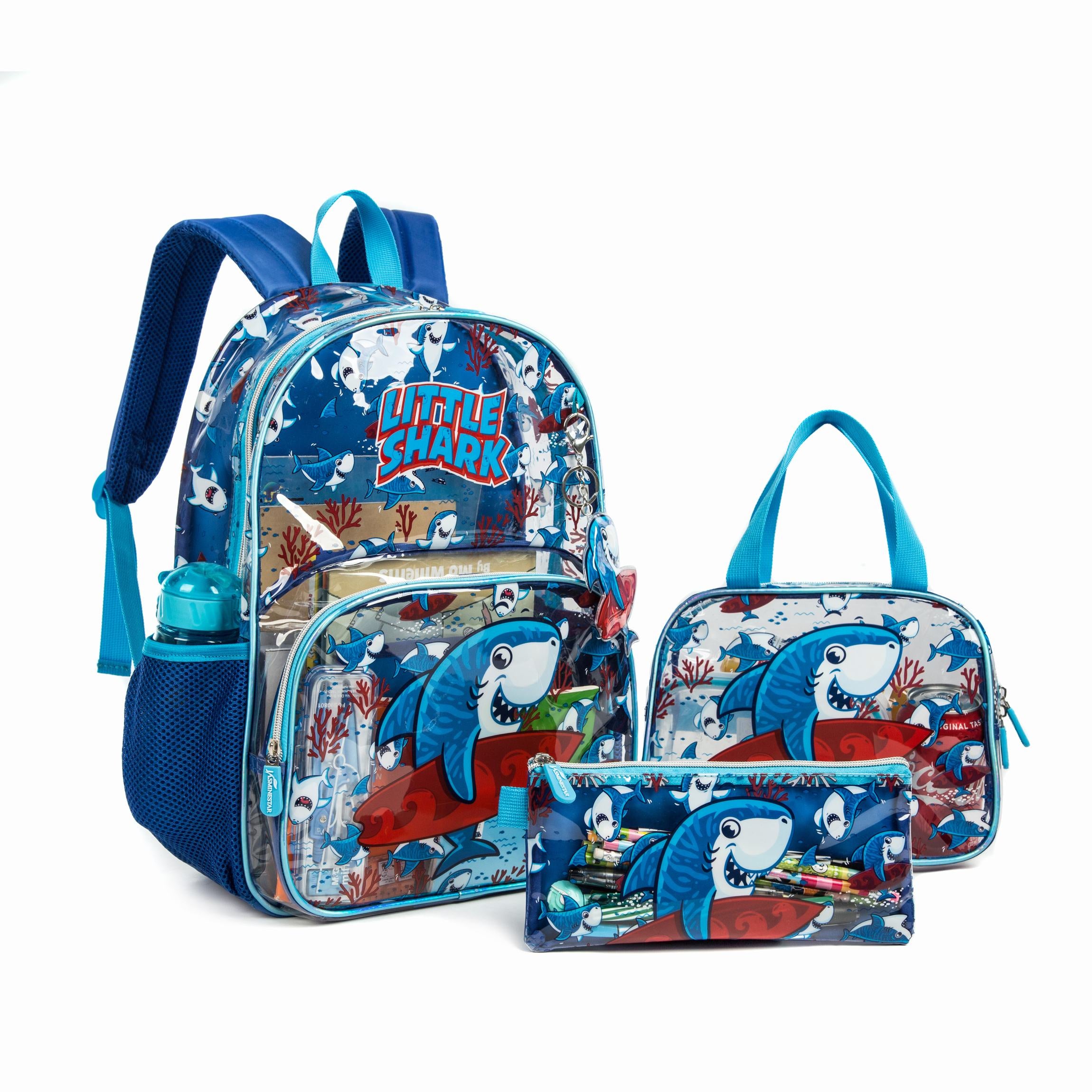 Lightweight Waterproof Kids Backpack – Animal Print Unisex School Bag Set