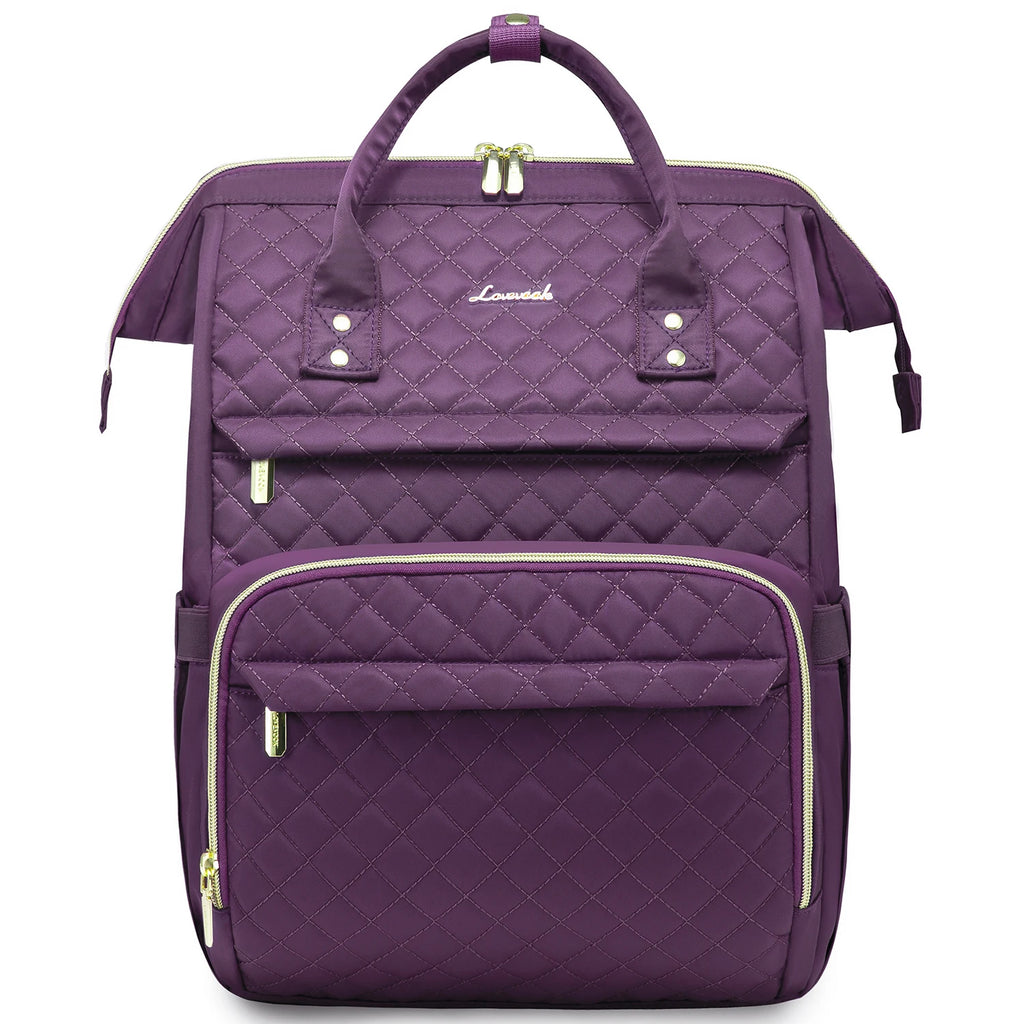 Lovevook 2024 14 15.6 17 Inch Large Cute Laptop Backpack for Women Oxford Waterproof Travel School Work Bag Luxury Lady Backpack