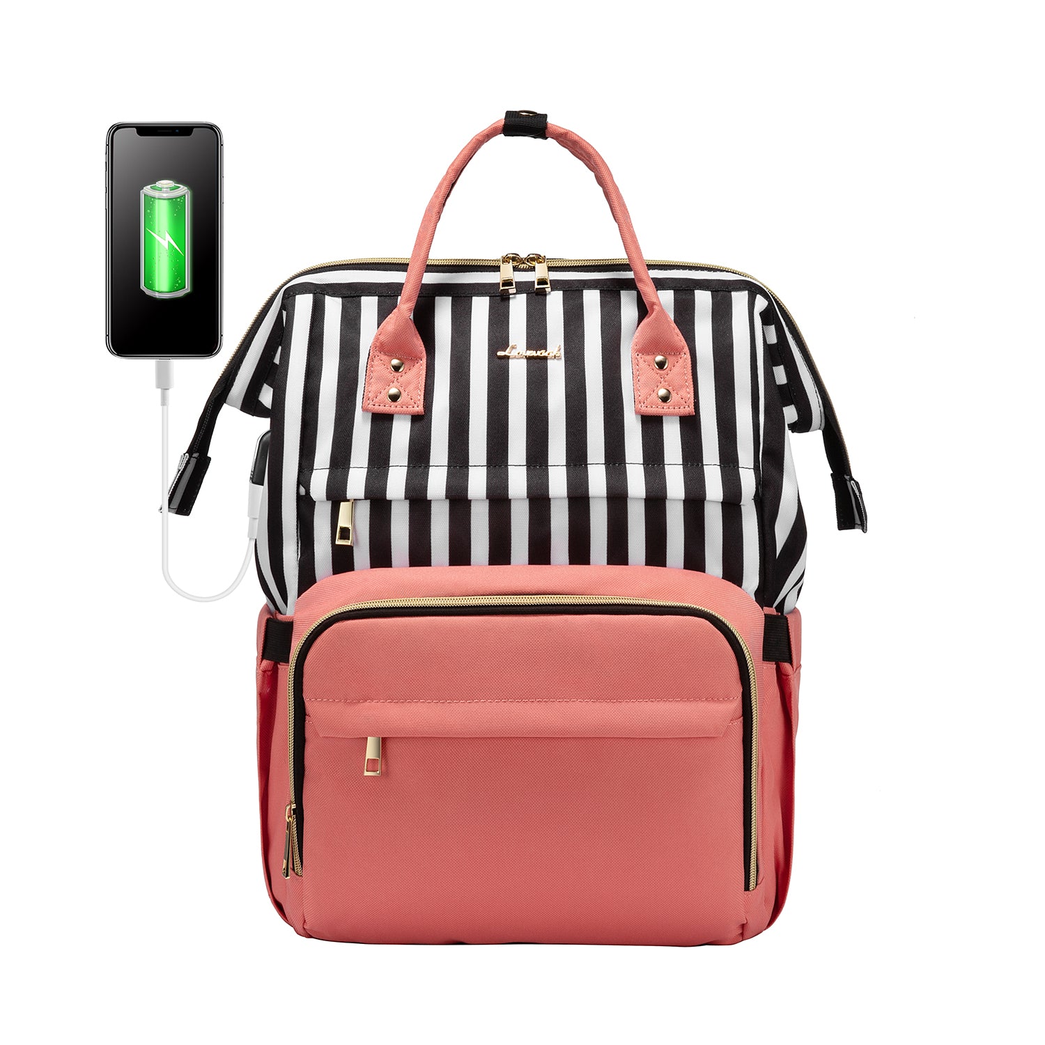 LOVEVOOK Laptop Backpack 13-17" USB Travel School Bag for Women Business