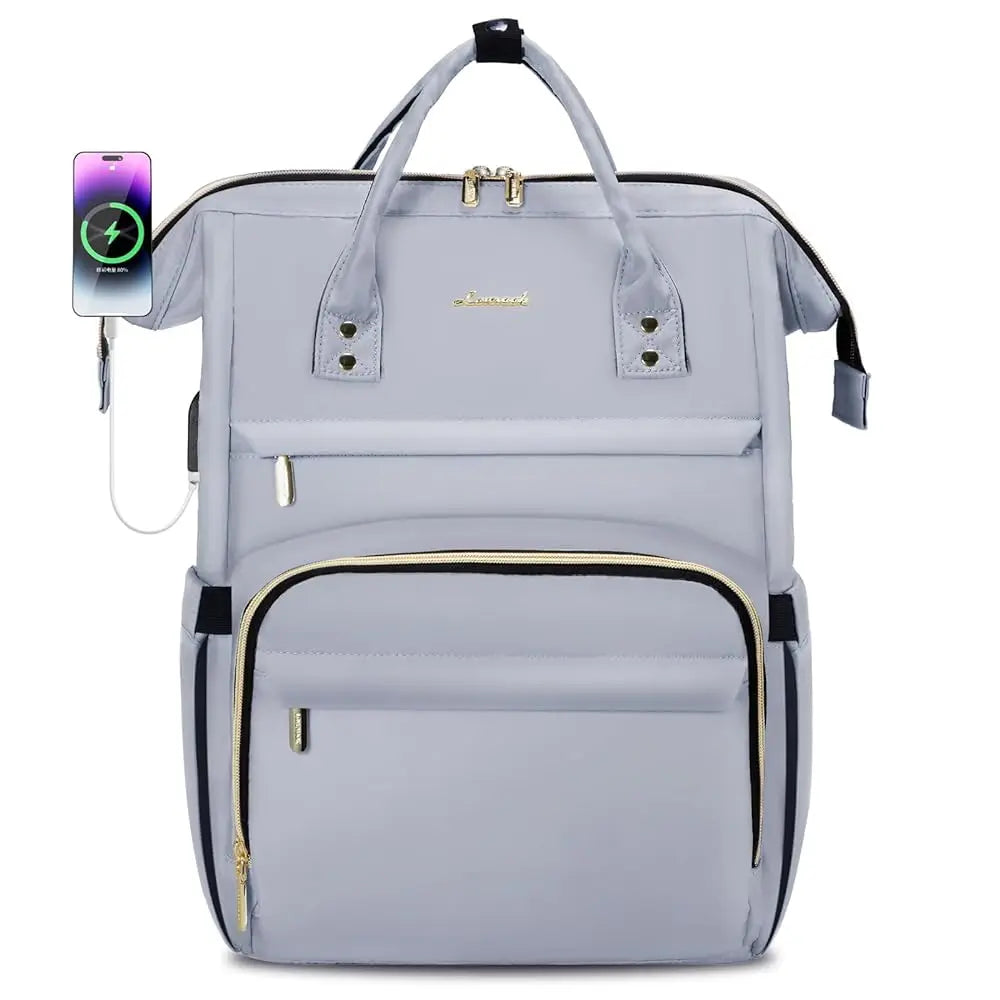 Lovevook 2024 14 15.6 17 Inch Large Cute Laptop Backpack for Women Oxford Waterproof Travel School Work Bag Luxury Lady Backpack