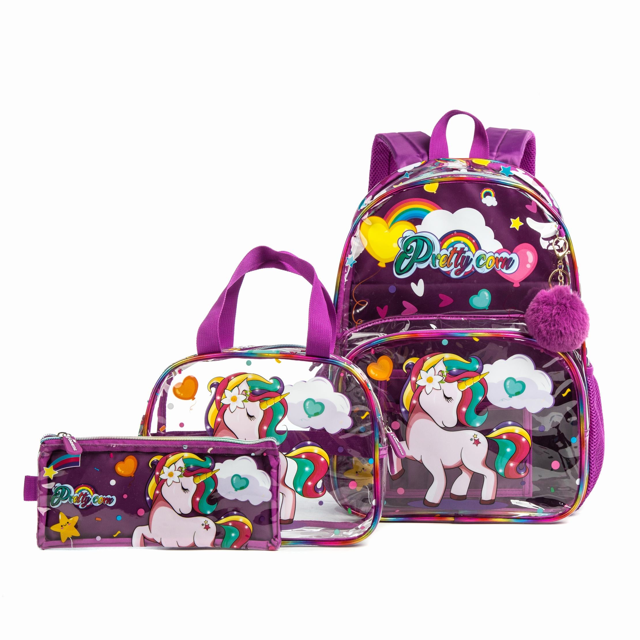 Lightweight Waterproof Kids Backpack – Animal Print Unisex School Bag Set