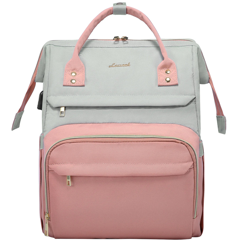 Lovevook 2024 14 15.6 17 Inch Large Cute Laptop Backpack for Women Oxford Waterproof Travel School Work Bag Luxury Lady Backpack