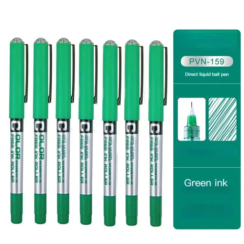 7pcs Precise Roller ball Pens,0.28/0.38/0.5mm Extra Fine Nib Liquid