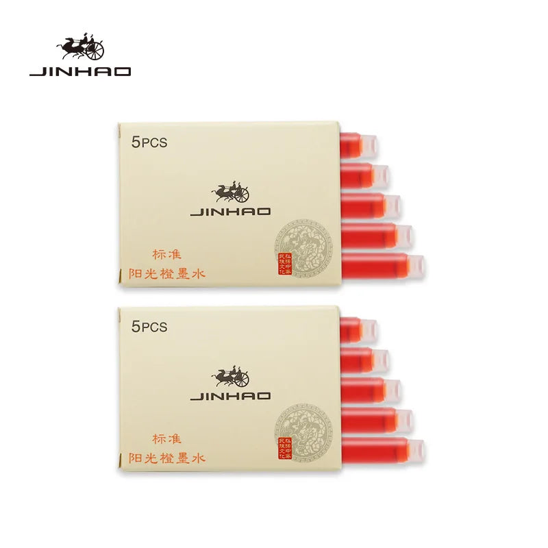 5/10/15 Pcs Jinhao Fountain Pen ink Cartridge Refill Fountain Pen Ink Fountain Pen Chinese ink Office School Supplies Stationery