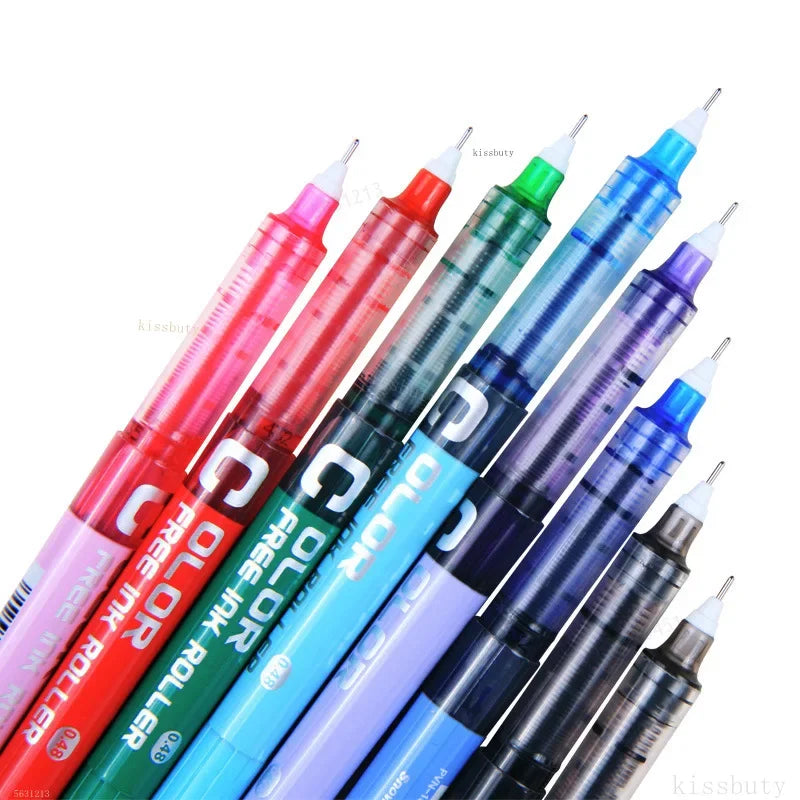 7pcs Precise Roller ball Pens,0.28/0.38/0.5mm Extra Fine Nib Liquid