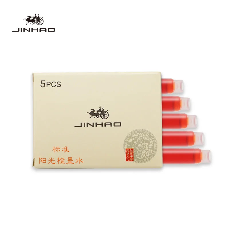 5/10/15 Pcs Jinhao Fountain Pen ink Cartridge Refill Fountain Pen Ink Fountain Pen Chinese ink Office School Supplies Stationery