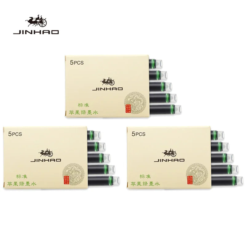 5/10/15 Pcs Jinhao Fountain Pen ink Cartridge Refill Fountain Pen Ink Fountain Pen Chinese ink Office School Supplies Stationery