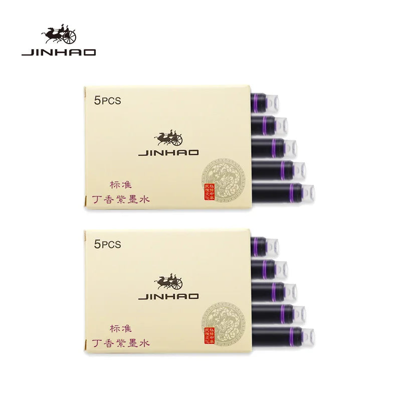 5/10/15 Pcs Jinhao Fountain Pen ink Cartridge Refill Fountain Pen Ink Fountain Pen Chinese ink Office School Supplies Stationery