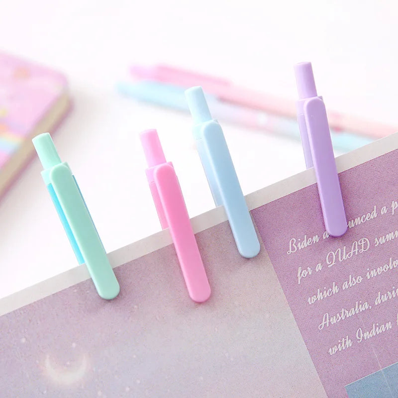 Sanrio Cartoon Mechanical Pencil 12pcs Kuromi Melody Pochacco Movable Pen  Primary School Student Stationery 0.5 Black