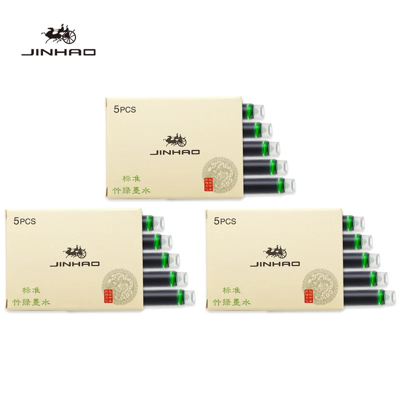 5/10/15 Pcs Jinhao Fountain Pen ink Cartridge Refill Fountain Pen Ink Fountain Pen Chinese ink Office School Supplies Stationery