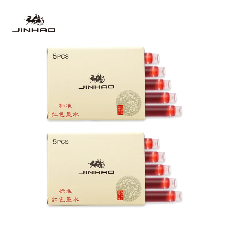 5/10/15 Pcs Jinhao Fountain Pen ink Cartridge Refill Fountain Pen Ink Fountain Pen Chinese ink Office School Supplies Stationery