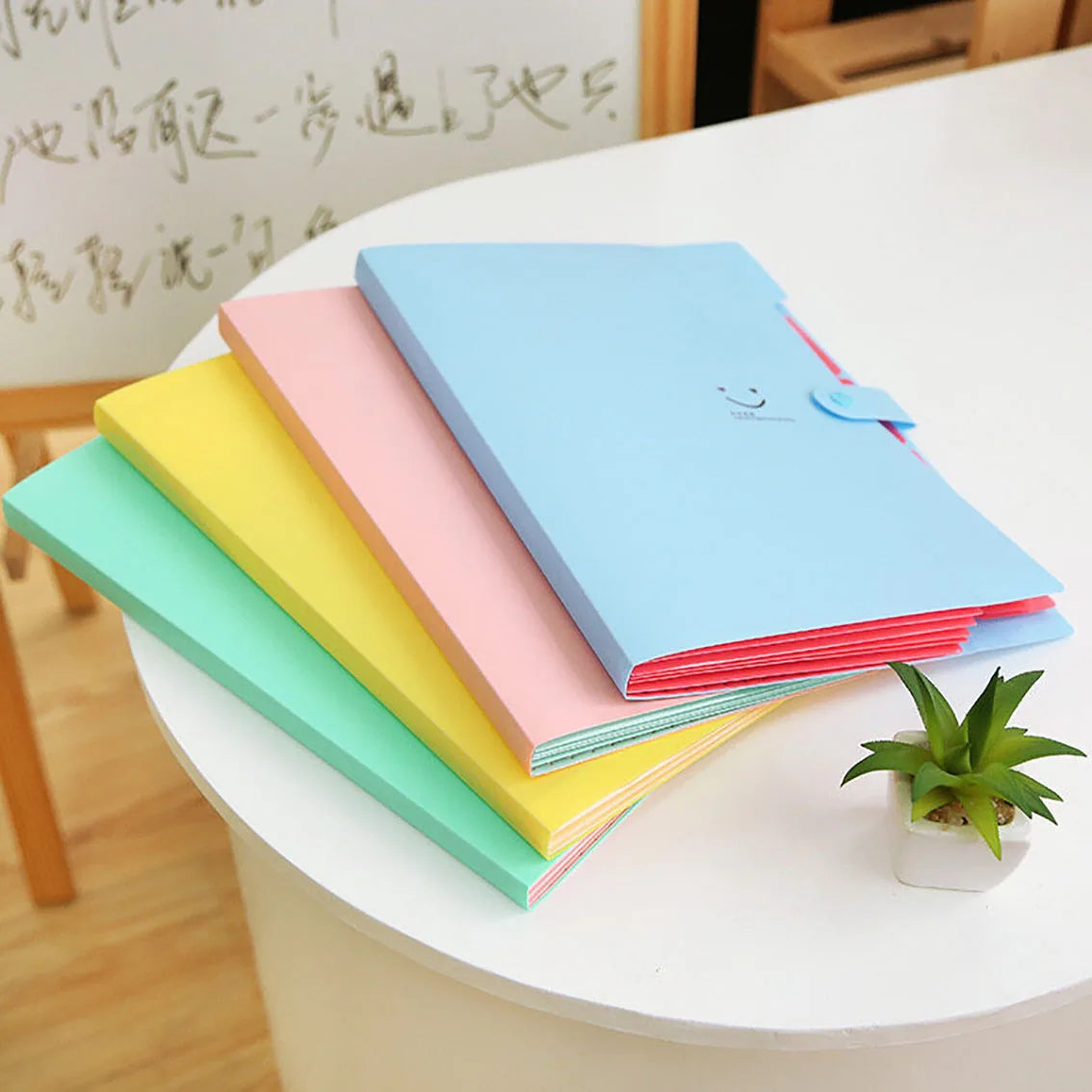 5-Page A4 Accordion File Folder – Durable Expandable Plastic Organizer
