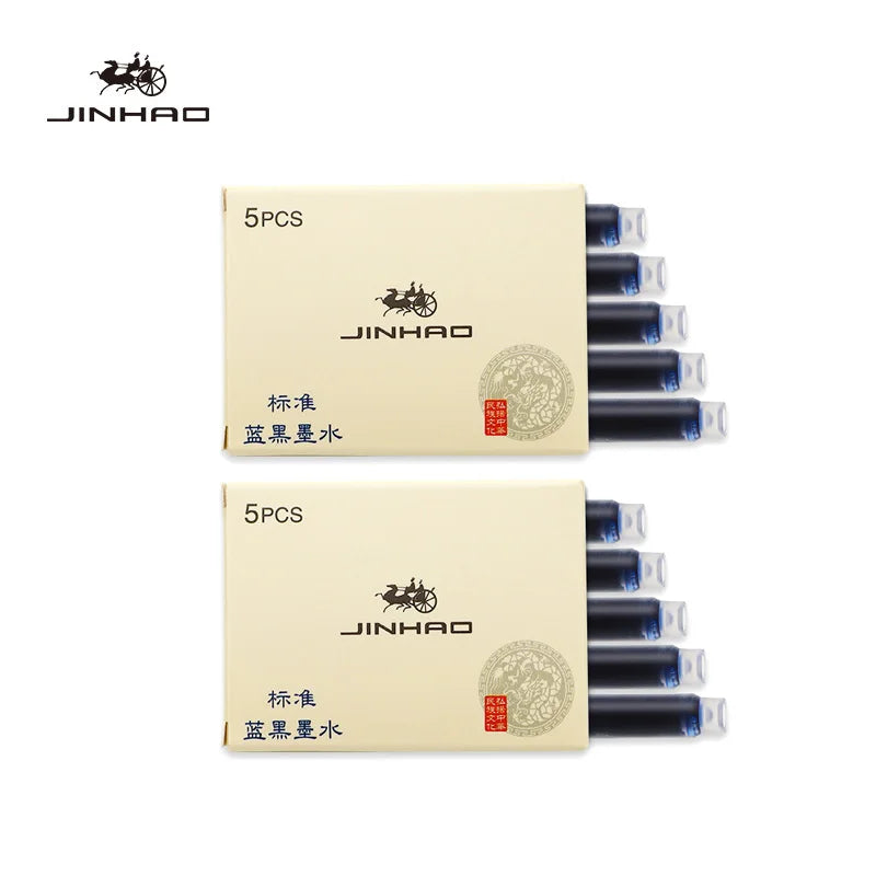 5/10/15 Pcs Jinhao Fountain Pen ink Cartridge Refill Fountain Pen Ink Fountain Pen Chinese ink Office School Supplies Stationery