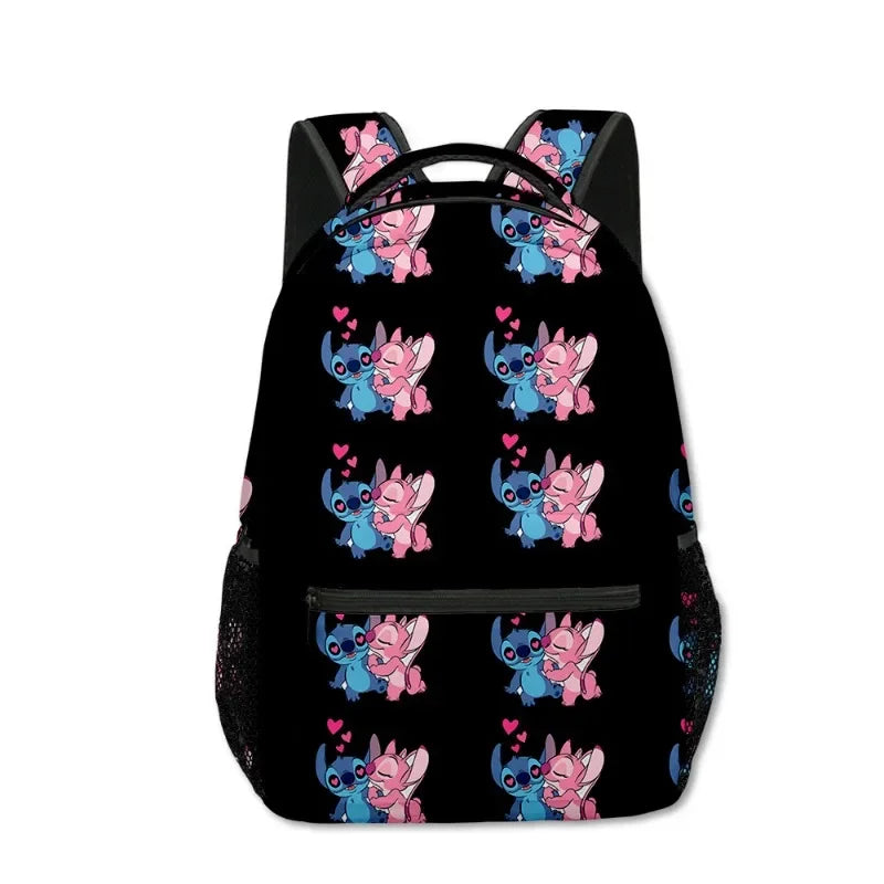 Stitch Anime Backpack Kawaii Cartoon School Bag for Primary Students