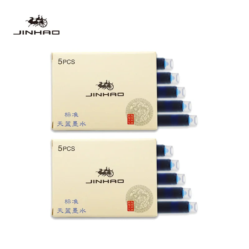 5/10/15 Pcs Jinhao Fountain Pen ink Cartridge Refill Fountain Pen Ink Fountain Pen Chinese ink Office School Supplies Stationery