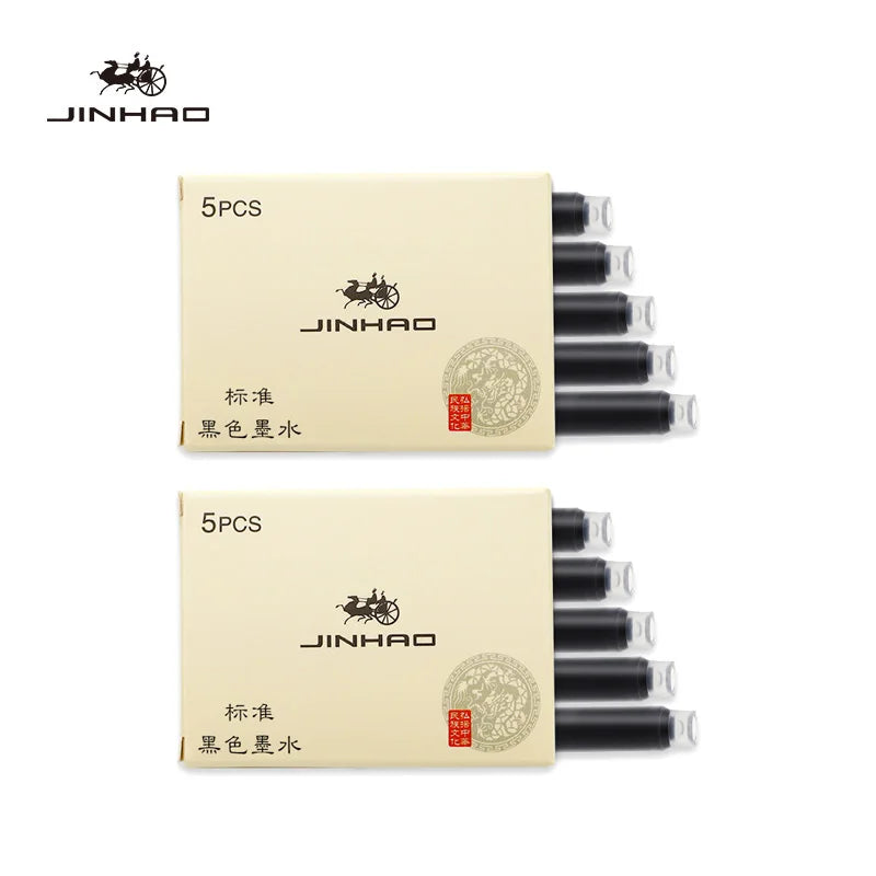 5/10/15 Pcs Jinhao Fountain Pen ink Cartridge Refill Fountain Pen Ink Fountain Pen Chinese ink Office School Supplies Stationery