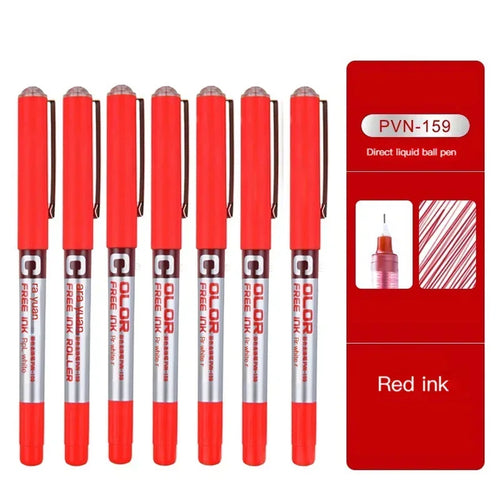 7pcs Precise Roller ball Pens,0.28/0.38/0.5mm Extra Fine Nib Liquid