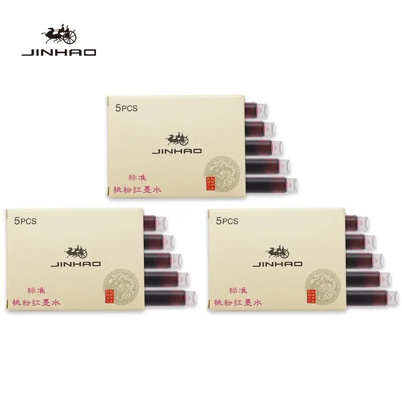 5/10/15 Pcs Jinhao Fountain Pen ink Cartridge Refill Fountain Pen Ink Fountain Pen Chinese ink Office School Supplies Stationery