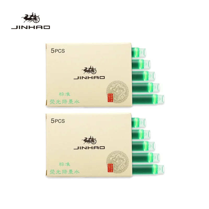 5/10/15 Pcs Jinhao Fountain Pen ink Cartridge Refill Fountain Pen Ink Fountain Pen Chinese ink Office School Supplies Stationery