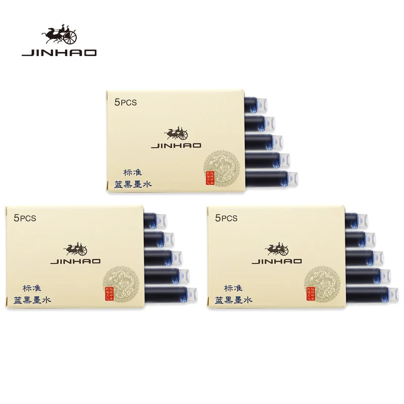 5/10/15 Pcs Jinhao Fountain Pen ink Cartridge Refill Fountain Pen Ink Fountain Pen Chinese ink Office School Supplies Stationery