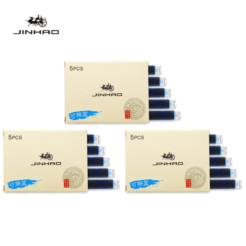 5/10/15 Pcs Jinhao Fountain Pen ink Cartridge Refill Fountain Pen Ink Fountain Pen Chinese ink Office School Supplies Stationery