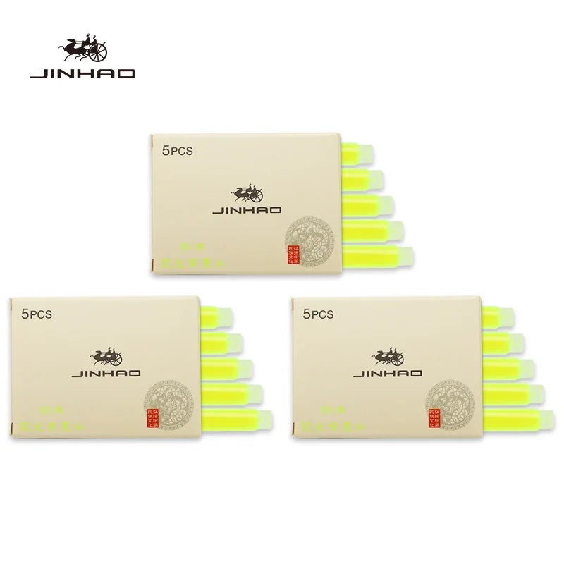 5/10/15 Pcs Jinhao Fountain Pen ink Cartridge Refill Fountain Pen Ink Fountain Pen Chinese ink Office School Supplies Stationery